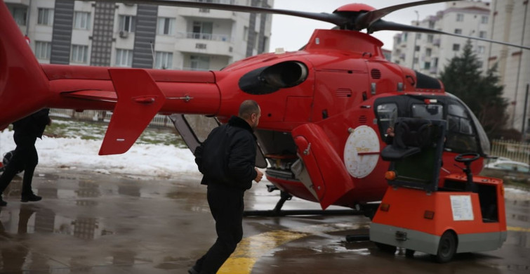 Diyarbakır'daki Hava Ambulansı, Kar Mağduru Hastalara Umut Oluyor