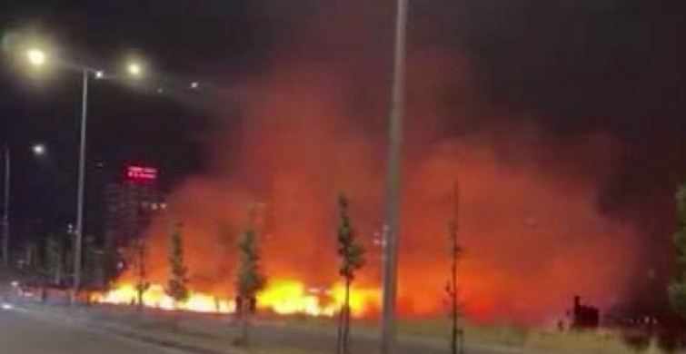 Diyarbakır'ın Kayapınar ilçesinde yangın kontrolden kurtarıldı