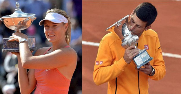 Djokovic ve Sharapova Yarı Finale Yükseldi!