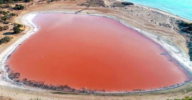Doğa Aşık Oldu! Kalpli Pembe Göl Büyülüyor