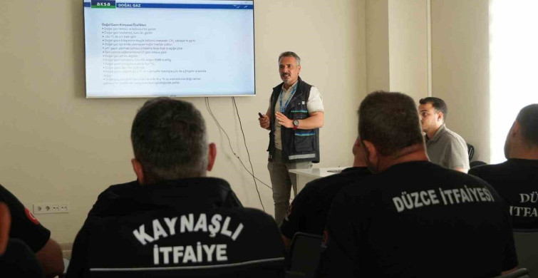 Doğalgaz Yangınlarına Karşı İtfaiye Personeline Eğitim Verildi