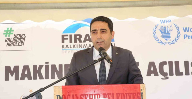 Doğanşehir'de Tarımsal Üretimi Destekleyen Ortak Makineler Parkı Açıldı