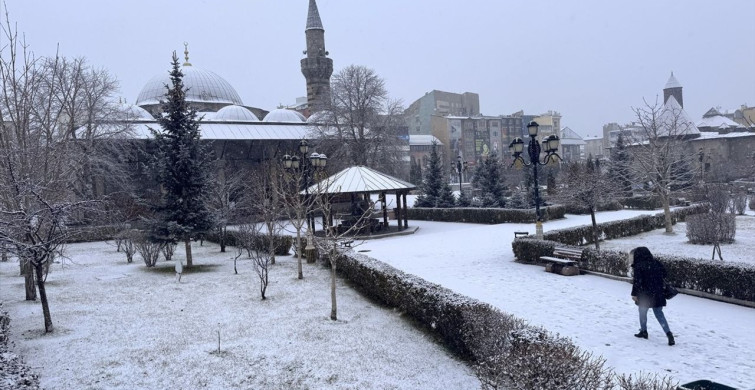 Doğu Anadolu Bölgesi'nde Kar Yağışı Etkili Oluyor