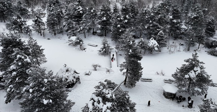 Domaniç Dağları'nda Kış Keyfi: Yarıyıl Tatilinde Yoğun Ziyaret