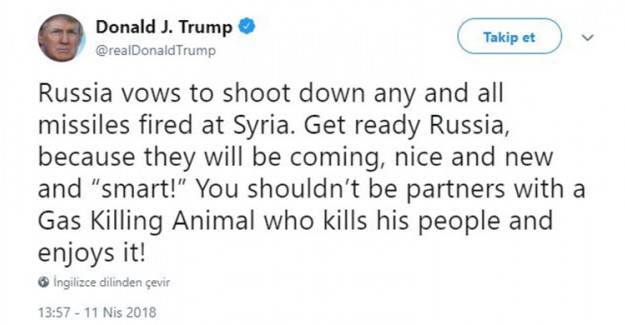 Donald Trump: Rusya Füzelere Hazırlık Ol Mesajı