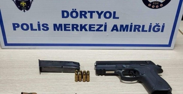 Dörtyol'da Silah ve Bıçakla Yakalanan Şahıs Tutuklandı