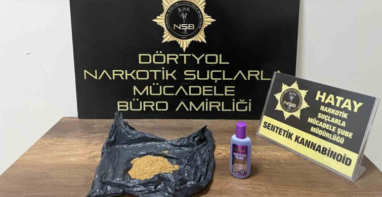 Dörtyol'da uyuşturucu operasyonu: 1 gözaltı