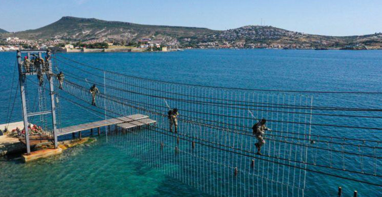 Dost ve Kardeş Ülke Askerleri Foça'da 'Komando' Olarak Dönüyor