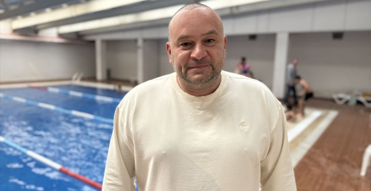 Down Sendromlu Çocuklar Tekirdağ'da Yüzme Yarışmasında Kulaç Attı