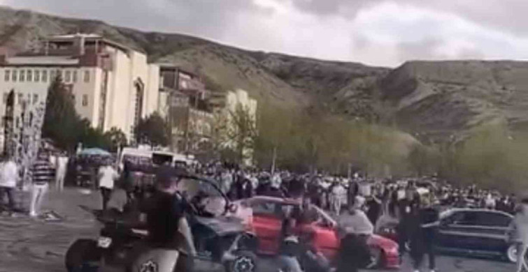 Drift Gösterisinde Kaza: Görevliye Çarpan Araç Olay Anını Kameraya Yansıttı