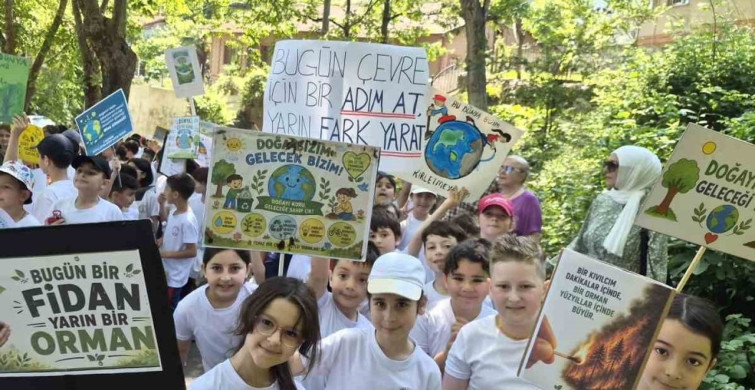 Dünya Çevre Günü'nde Farkındalık Yürüyüşü