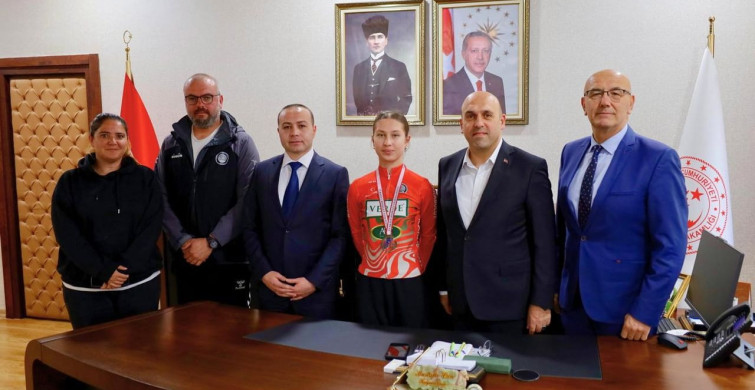 Dünya Şampiyonası Yolcusu Nazife Tunçel'e Destek Ziyareti