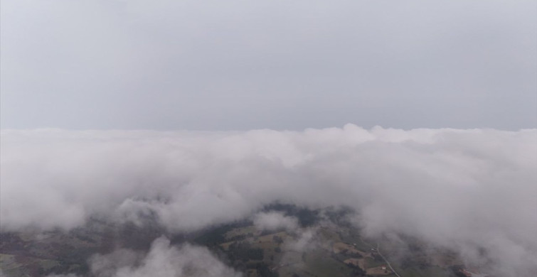 Dürtmen Dağı'nda Eşsiz Bir Doğa Manzarası: Sis Denizi
