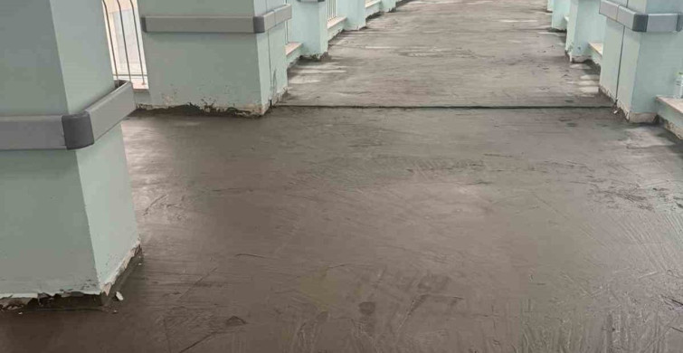 Düzce Atatürk Devlet Hastanesi'nde Zemin Yenileme Çalışmaları Başladı