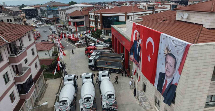 Düzce Belediyesi İtfaiyesine 12 Araçlık Takviye