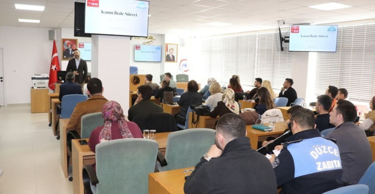 Düzce Belediyesi'nde Kamu İhale Eğitimi