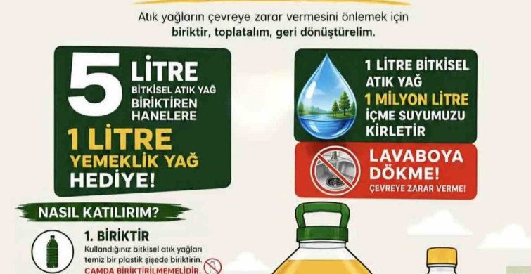 Düzce Belediyesi'nden Atık Yağ Toplama Kampanyası