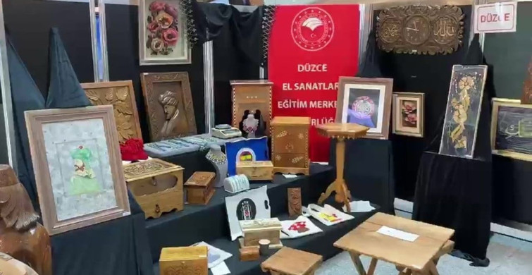 Düzce El Sanatları Eğitim Merkezi Ankara’da Kendini Gösterdi