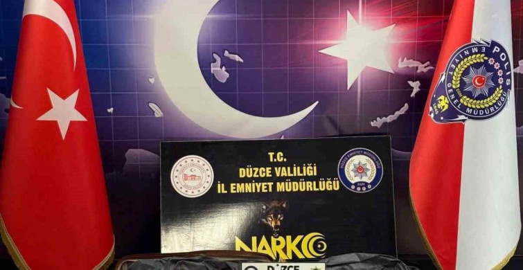Düzce polisi, İstanbul'dan Samsun'a uyuşturucu sevkiyatını engelledi