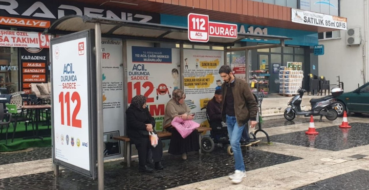 Düzce'de 112 Acil Çağrı Durağı Kuruldu
