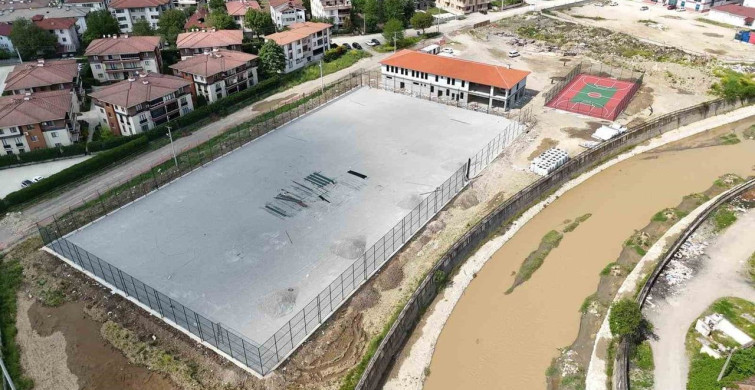 Düzce'de 19 Mayıs Spor Kampüsü Hızla Yükseliyor