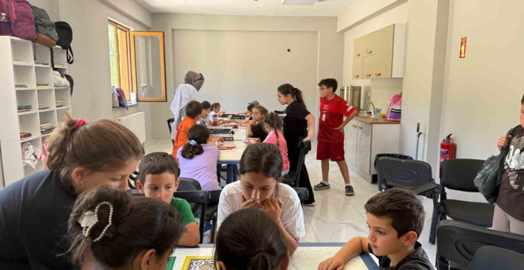 Düzce'de akıl ve zeka oyunları eğitimiyle öğrenme süreci