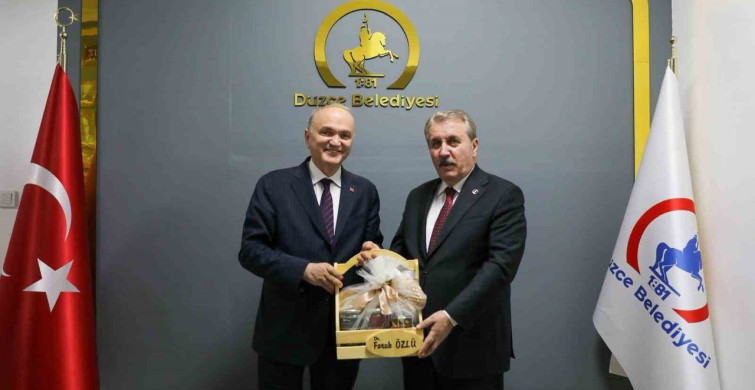Düzce'de BBP Genel Başkanı Destici'nin Ziyareti
