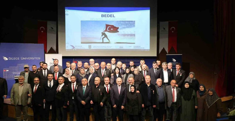 Düzce'de 'Bedel' Belgeselinin Gösterimi Yapıldı
