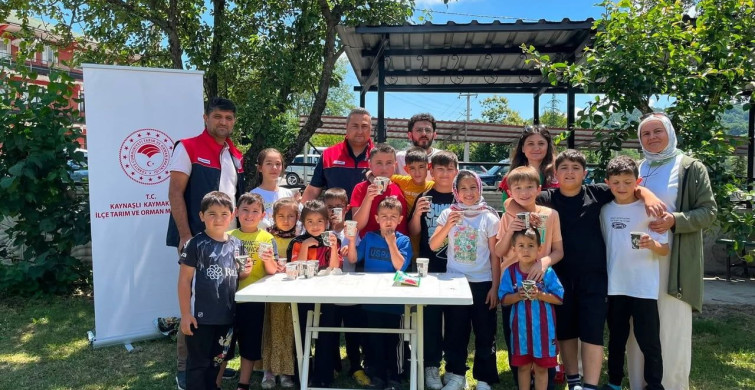 Düzce'de çocuklara tarımın önemi anlatıldı