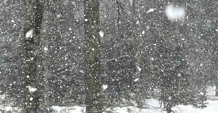 Düzce'de Kar Kalınlığı 1 Metreyi Aştı