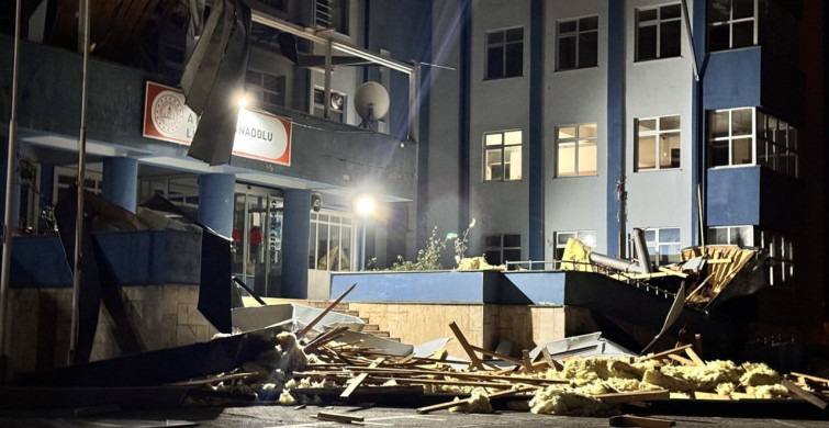 Düzce'de Kuvvetli Rüzgar Nedeniyle Eğitim Ara Verildi