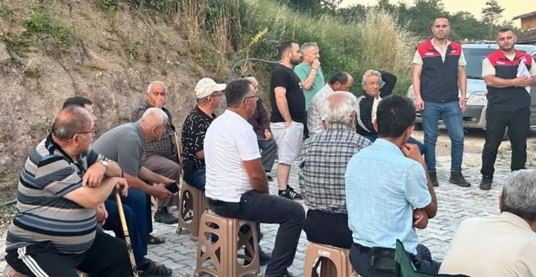 Düzce’de tarım müdürlüğü köy köy bilgilendirme yapıyor