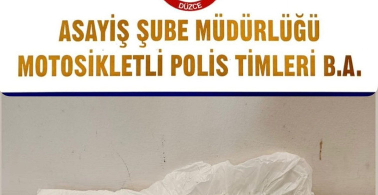 Düzce'de Yunus Ekipleri Uyuşturucu Satıcısını Yakaladı