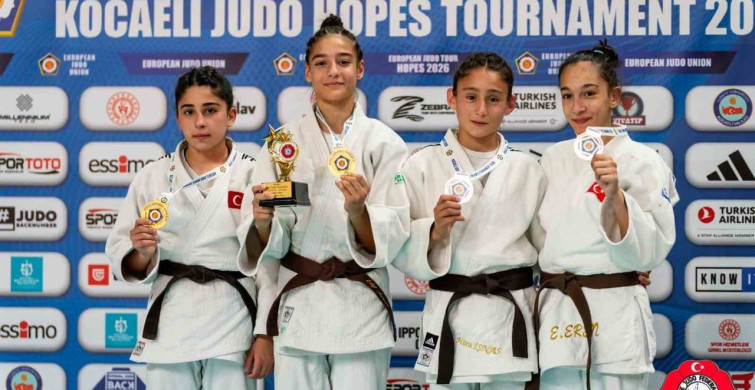 Düzceli judocu Erva Eren Avrupa üçüncüsü oldu