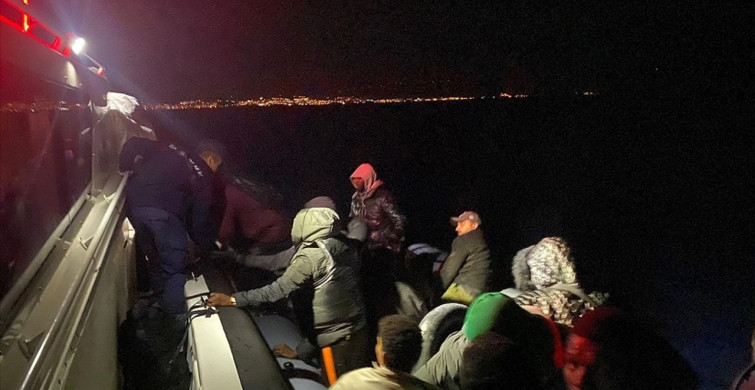 Düzensiz Göçmenler İzmir Açıklarında Yakalandı ve Kurtarıldı