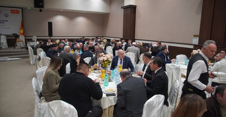 Edirne Valiliği'nden Kuzey Makedonya'da İftar Programı