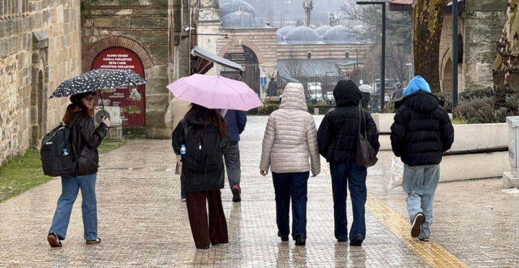 Edirne ve Kırklareli'nde Etkili Sağanak Yağış