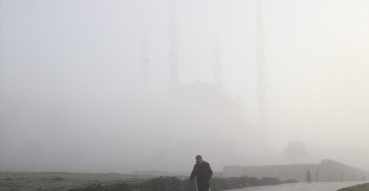 Edirne ve Tekirdağ'da Etkili Sis