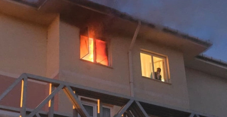Edirne'de Apartman Yangını Panik Yarattı