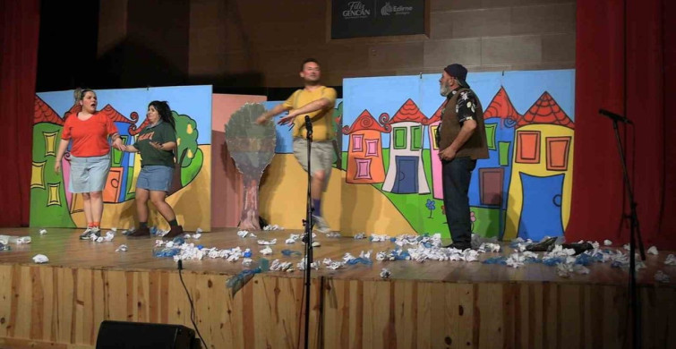 Edirne'de Çocuklara Doğa Sevgisi Tiyatro ile Aşılandı