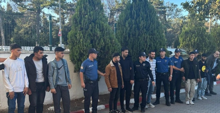 Edirne'de Düzensiz Göçmen Yakalanması
