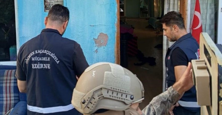 Edirne'de Göçmen Kaçakçısı Operasyonu