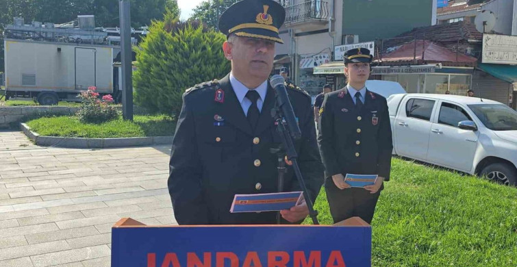 Edirne'de jandarma teşkilatının 187'nci yılı törenle kutlandı
