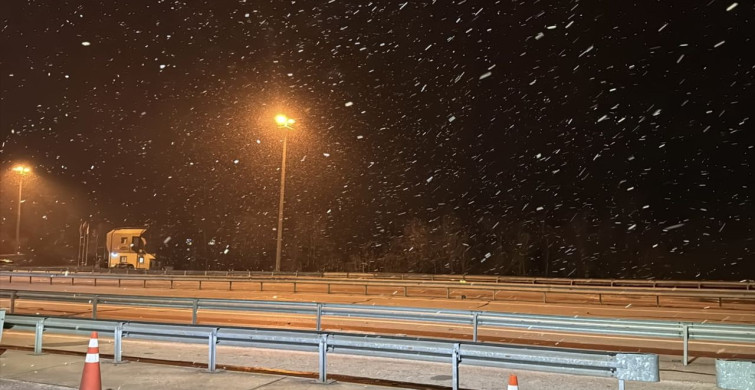 Edirne'de Kar Yağışı Başladı