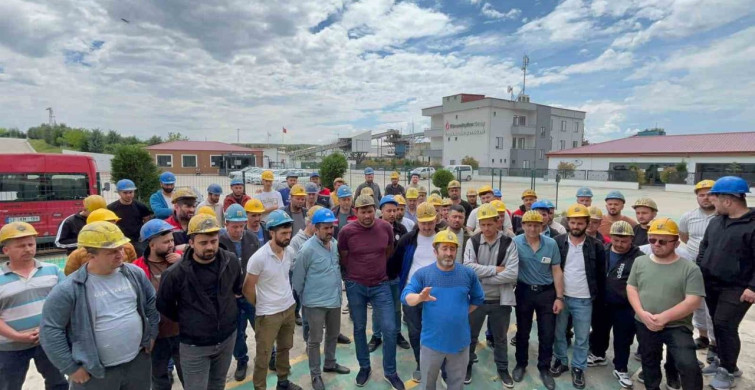Edirne'de Madencilik İşçileri Greve Gitti