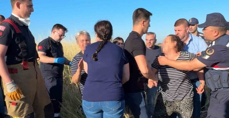 Edirne'de motosiklet sürücüsünün cenazesi başında arbede yaşandı