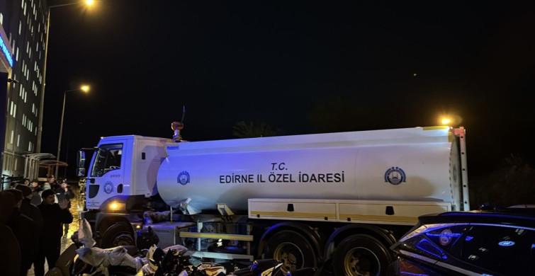 Edirne'de Öğrencilerden Su Kesintisi Protestosu