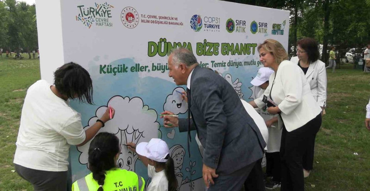 Edirne'de Renkli 'Çevre Şenliği' Etkinliği