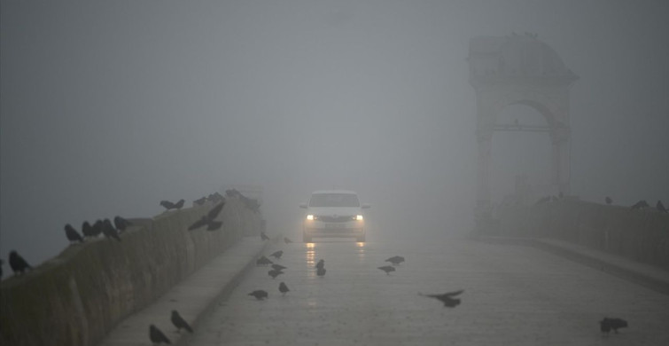 Edirne'de Sis Etkisi: Görüş Mesafesi 40 Metreye Düşüyor