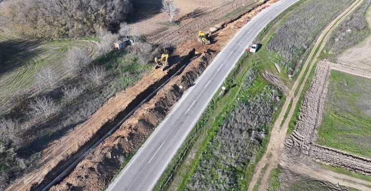 Edirne'de Süloğlu Barajı İsale Hattı Yenileme Çalışmaları Devam Ediyor